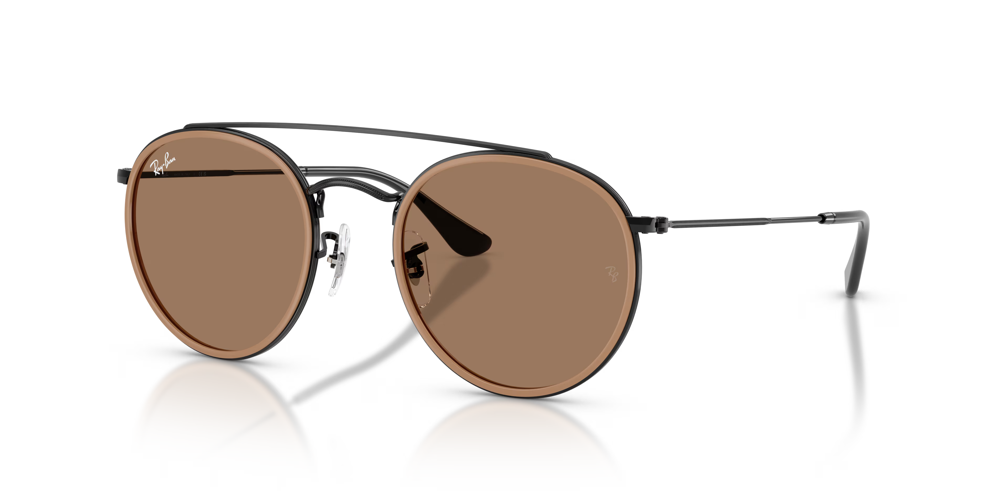 ROUND DOUBLE BRIDGE POLARIZED+ LENSES